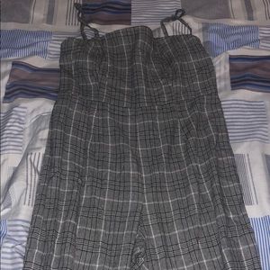 Plaid Jumpsuit